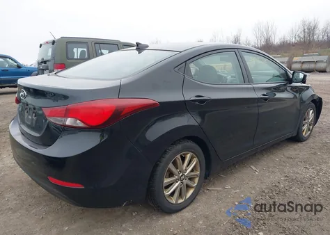 2016 Hyundai Elantra Se из США, поврежденный, VIN 5NPDH4AE2GH757930